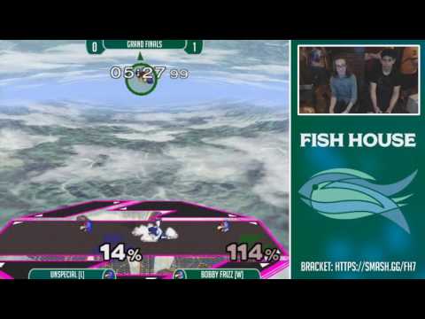 Fish House 7 SSBM - Unspecial (Falco) Vs. Bobby Frizz (Falco) Grand Finals