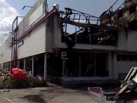 Rutar Center Eberndorf nach dem Feuer