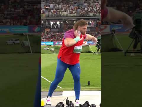 Ryan Crouser Shot Put GOAT Confirmed! - 23.51 Meters at Worlds 2023 #shorts