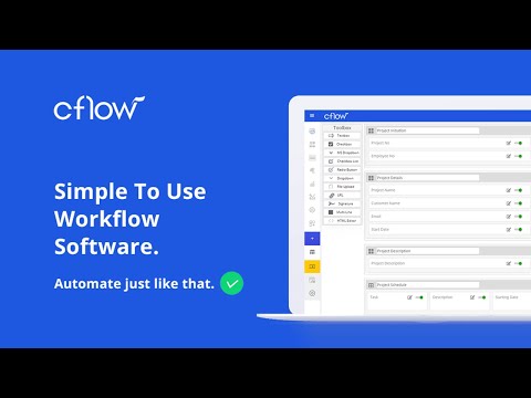 Cflow Workflow automation app video