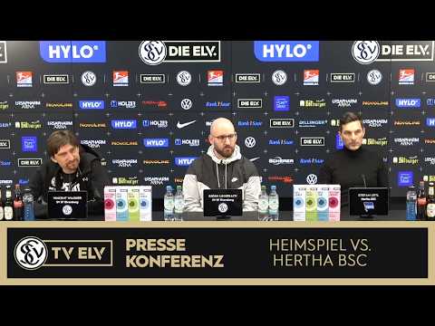 TVELV // Press conference - SV Elversberg vs. Hertha BSC / 0:3