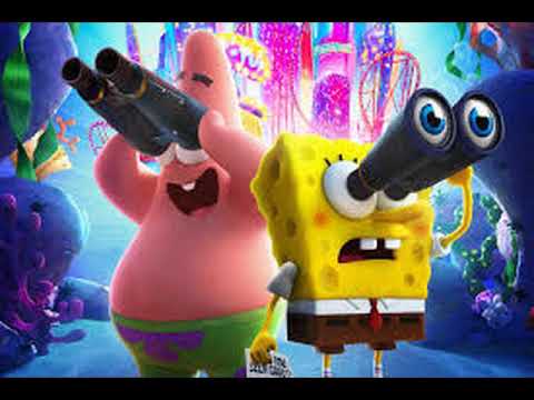 Spongebob Square Pants Movie Cake and Treats Table by Mitzi's Bakery Paradise