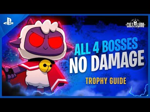 Cult Of The Lamb: Defeat All 4 Bosses With No Damage! Order, Sate, Cure, Peace Trophy Guide!