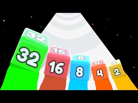 JELLY TUBE RUN 2048 - Level Up 'Jelly Run 2048' Game