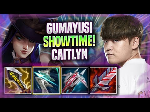 GUMAYUSI SHOWTIME WITH CAITLYN! - T1 Gumayusi Plays Caitlyn ADC vs GEN Ruler Jhin! | Preseason 2022