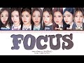 Hearts2Hearts FOCUS Lyrics Color Coded Lyrics