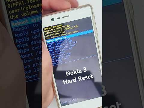 Nokia 3 hard reset | Factory reset nokia 3 2024 #hardreset #nokia #nokia4