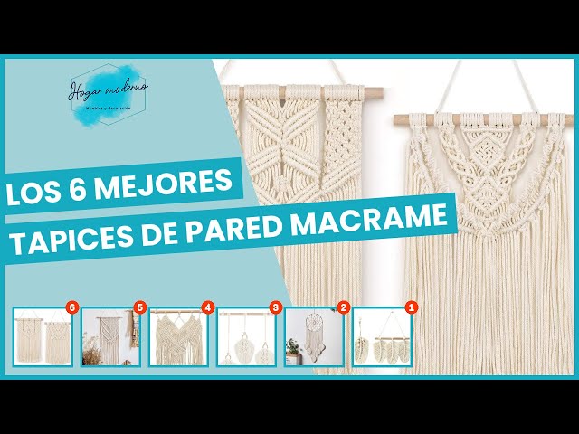 Vídeo relacionado con XPEX 1 Piezas Tapices De Pared Arcoíris, Decoracion Pared, Tapices De Arco Iris Tejido A Mano Para Niños Y Habitación Infantil Arcoiris Colgante Pared Decoración De Pared De Macramé (B)