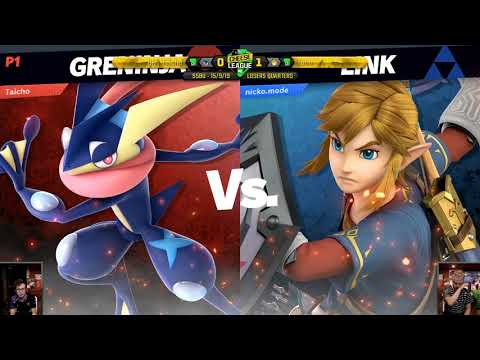 The Cheese League R9 - SSBU - DF | Taicho (Greninja) vs Taco (Link) - Losers Quarters