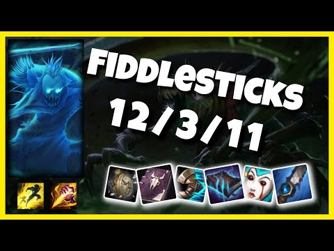 NA Challenger Fiddlesticks JUNGLE (12/3/11) vs LILLIA Gameplay Replay - Patch 10.20