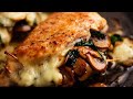 Mushroom Stuffed Chicken Breast