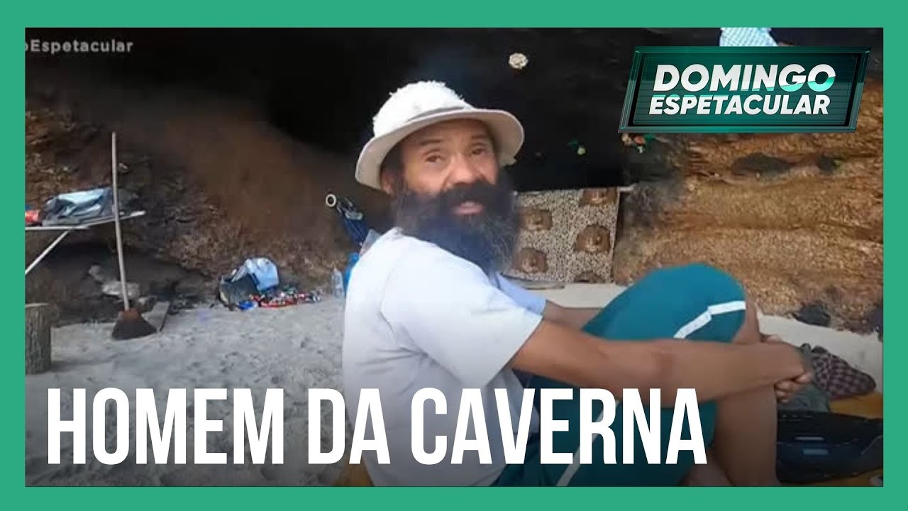 Conheça o homem que mora há 8 anos em uma caverna em Niterói (RJ)