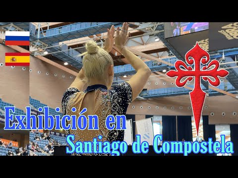 Exhibicion en Santiago de Compostela (Termino haciendo Tiktok con las gimnastas)- @adelina_fominykh