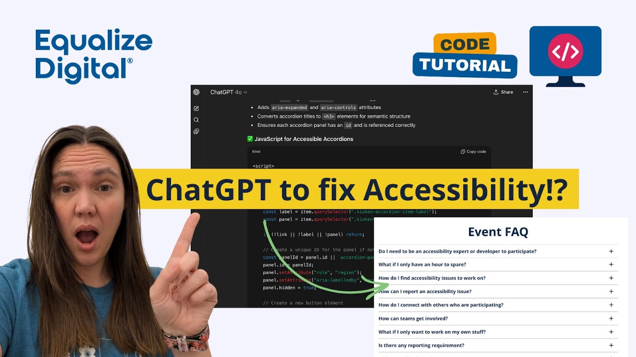 How to Use ChatGPT to Fix Website Accessibility Problems