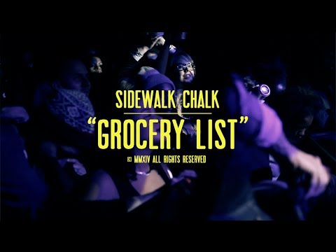 Sidewalk Chalk - Grocery List (Official Video)