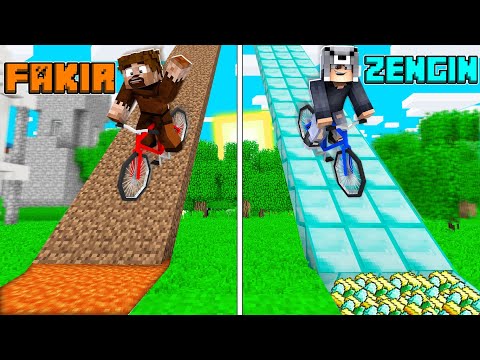 FAKİR TUZAKLI RAMPA VS ZENGİN TUZAKLI RAMPA! 😱 - Minecraft