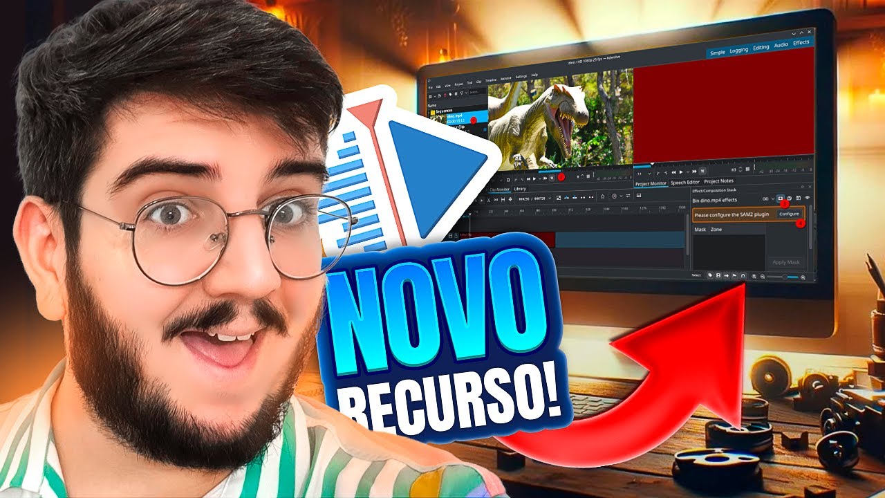 Kdenlive ganha ferramenta poderosa de IA!