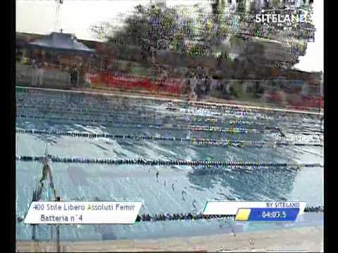 Serie 4 dei 400 Stile Libero  Assoluti Femmine Master - 11 Memorial Andrea Bettiol