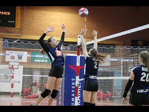 VK ČB vs. PVK Olymp Praha - extraliga kadetek 20.kolo