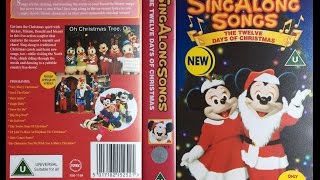 Sing Along Songs - The Twelve Days of Christmas [UK VHS] (1994)