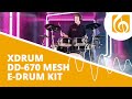 XDrum DD-670 PLUS Mesh E-Drum Kit Live Set thumbnail 14