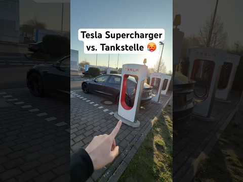 Tesla Supercharger vs. Tankstelle 🥵