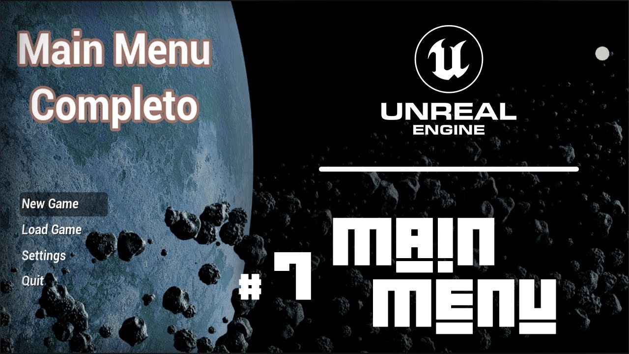 Unreal Engine 5 | #07 | Main Menu Completo | Alterando Volume dos Efeitos Sonoros