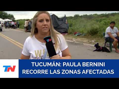 Inundaciones, cortes de ruta y familias evacuadas: lo que dejó el fuerte temporal en Tucumán