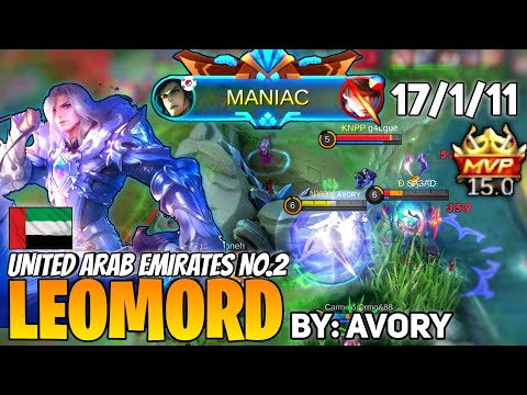 MANIAC! 17 Kill ,15 Point MVP [ Former Top 1 Global Leomord ] By Avory  Mobile Legends