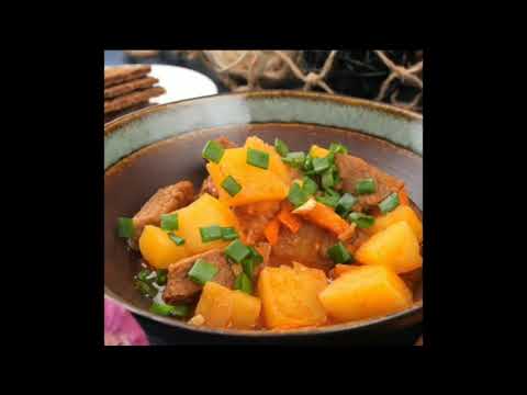 Тушёная говядина с картофелем 🥩🥔 |  Рецепт тушеной говядины с картофелем