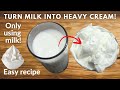 Make Whipped Cream From Milk With Just 1 Ingredient And Save Money
