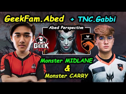 GeekFam Abed [Queen of Pain] Feat Gabbi PA Destroy Ranked Dota 2 Perspective Pro Gameplay 7.27