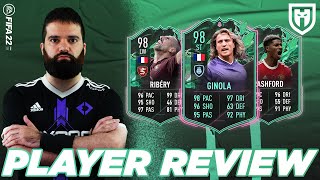 GINOLA 98, RIBERY 98 E RASHFORD 97 SHAPESHIFTERS /// FIFA 22 PLAYERS REVIEW