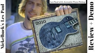 Video thumbnail for 2010 Gibson Les Paul Chad Kroeger Blackwater Signature Guitar Review + Demo by The Trogly's Guitar Show