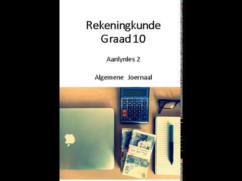 REKENINGKUNDE GRAAD 10: 22 April 2020 - periode 5 (22105)