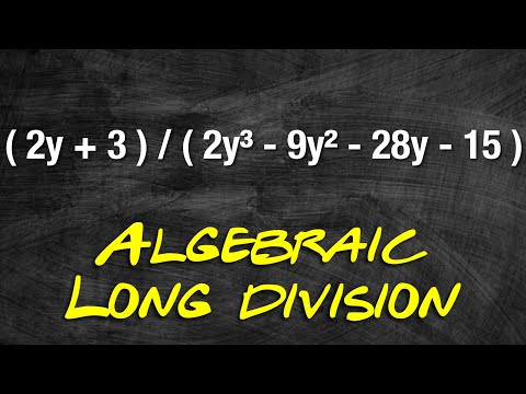Algebraic Long Division [Junior Cycle Maths]