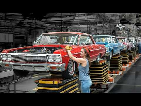 GM Factory: Producing Chevrolet Impala & Chevelle (1960s and 1970s) – Building US Chevy cars