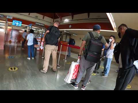 Desembarque em Pohnpei e passagem pelo aeroporto. Pohnpei Estados Federados da Micronésia. #pohnpei