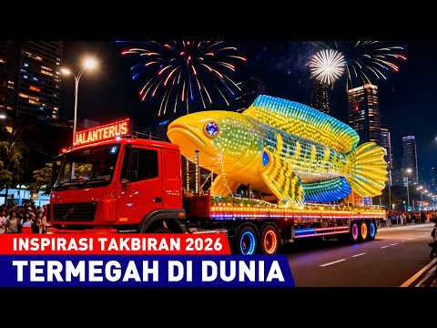 PAWAI TAKBIR KELILING IDUL FITRI 2026 TERMEGAH DI DUNIA | INSPIRASI OGOH-OGOH TAKBIRAN