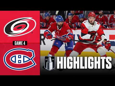 NHL Playoff Highlights | Hurricanes vs. Canadiens | Game 4 | May 27, 2026