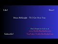 Brian McKnight - Til I Get Over You