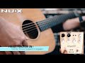 Effect Nux Acoustic Preamp & DI Stageman Floor