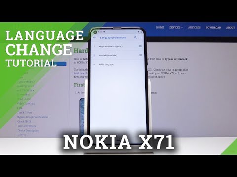 How to Change Language in NOKIA X71 - Language List