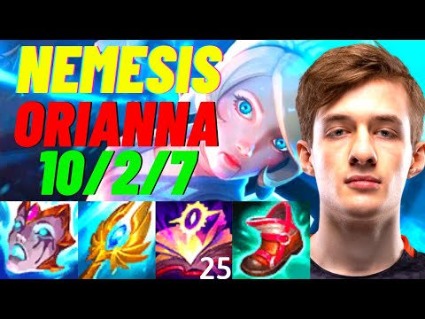 NEMESIS PLAYS ORIANNA VS GALIO MID |KR GRANDMASTER PATCH 11.9| [League of Legends] Full Gameplay