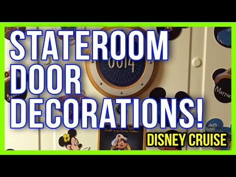 Disney Cruise Line Stateroom Door Decorations Part 1
