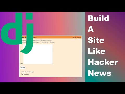 Django Project - Build A Page Like Hacker News | Django, Python and Tailwind Course thumbnail