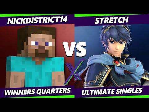 S@X 449 Winners Quarters - NickDistrict14 (Steve) Vs. Stretch (Marth) Smash Ultimate - SSBU