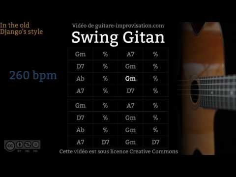 Swing Gitan (260 bpm) - Gypsy jazz Backing track / Jazz manouche