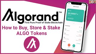 Algorand Tutorial for Beginners: How to Buy, Store & Stake Algorand ALGO Tokens