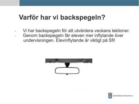 Sfi Sandviken- Backspegeln - Arabiska